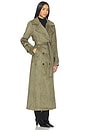 view 3 of 4 MANTEAU TRENCH in Olive