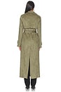 view 4 of 4 MANTEAU TRENCH in Olive