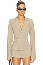 view 1 of 4 Liana Cinch Blazer in Taupe