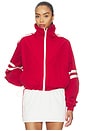 view 1 of 5 Carter Track Jacket in Red