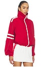 view 3 of 5 Carter Track Jacket in Red