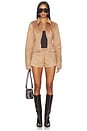 view 6 of 5 Archer Faux Suede Jacket in Tan