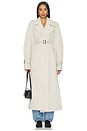 view 1 of 4 Searle Lightweight Trench Coat in Bone