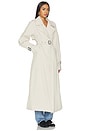 view 4 of 4 Searle Lightweight Trench Coat in Bone