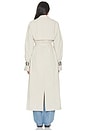 view 5 of 4 Searle Lightweight Trench Coat in Bone
