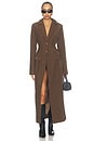 view 1 of 3 Roxana Coat in Brown