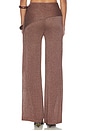 view 4 of 6 Celine Shimmer Pant in Chocolate