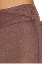 view 6 of 6 Celine Shimmer Pant in Chocolate