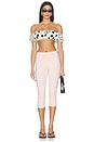 view 6 of 6 PANTALÓN CAPRI  in Baby Pink