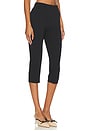 view 2 of 6 PANTALON CAPRI in Black