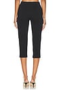 view 4 of 6 PANTALON CAPRI in Black