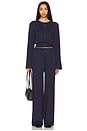 view 6 of 7 X REVOLVE August Button Pants in Navy