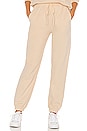 view 1 of 5 PANTALÓN DEPORTIVO in Sand