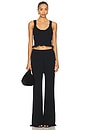 view 5 of 6 Skyler Knit Pant in Black