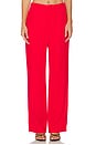 view 1 of 6 Roma Pant in Red