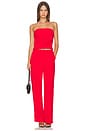 view 5 of 6 Roma Pant in Red