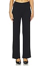 view 1 of 6 Baha Ribbed Wide Leg in Black