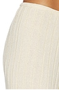 view 6 of 6 Baha Ribbed Wide Leg in Cream
