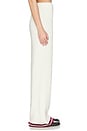 view 3 of 6 PANTALÓN COLTON VARSITY KNIT in Cream Contrast