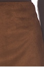 view 6 of 6 Jacqui Faux Suede Mini Skirt in Mocha