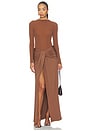 view 5 of 6 Cantarios Jersey Maxi Skirt in Mocha
