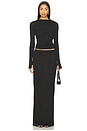 view 5 of 6 Tilde Maxi Skirt in Black