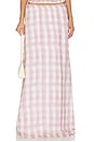 view 1 of 6 Tallin Maxi Skirt in Pink Gingham