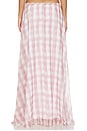 view 4 of 6 Tallin Maxi Skirt in Pink Gingham