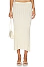 view 1 of 6 Baha Midi Skirt in Cream