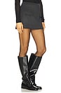 view 2 of 6 Jovie Mini Skirt in Charcoal