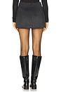 view 4 of 6 Jovie Mini Skirt in Charcoal
