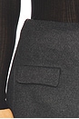 view 6 of 6 Jovie Mini Skirt in Charcoal