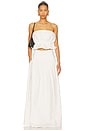view 5 of 6 Nesa Maxi Skirt in White