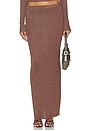 view 1 of 6 JUPE RUMER KNIT MAXI in Chocolate