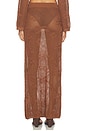 view 4 of 6 Terra Maxi Skirt in Mocha