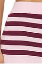 view 6 of 6 Rita Knit Mini Skirt in Pink Stripe