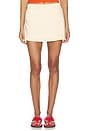 view 1 of 6 Anise Micro Mini Skirt in Lemon