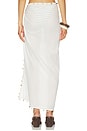 view 4 of 6 Zelie Shell Wrap in White