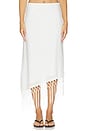 view 1 of 6 Cascade Midi Skirt in White