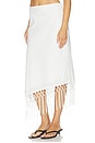 view 3 of 6 Cascade Midi Skirt in White