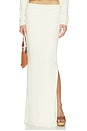 view 1 of 6 FALDA AINARA MAXI in Cream