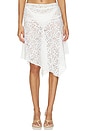 view 1 of 6 FALDA LILU LACE MIDI  in White
