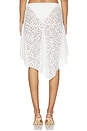 view 4 of 6 FALDA LILU LACE MIDI  in White