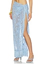 view 3 of 6 Lace Wrap in Blue