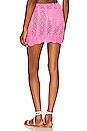 view 3 of 4 Nile Knit Mini Skirt in Pink