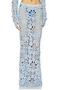 view 2 of 6 Tala Crochet Maxi Skirt in Cerulean