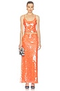 view 6 of 6 FALDA CALLIOPE MAXI  in Orange
