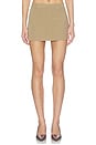 view 1 of 6 Roxana Mini Skirt in Olive Grey
