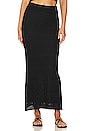view 1 of 4 x REVOLVE Crochet Maxi Skirt in Black Shimmer