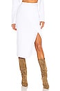 view 1 of 4 Cece Knit Skirt in White